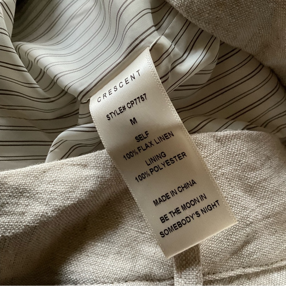 Crescent‎ Hanson Flax Linen Shorts - Picture 4 of 5